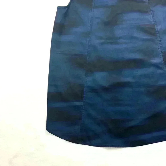 Athleta Navy Zephyr Print Blur Camo Sleeveless Crew Neck Athletic Tank Size XXS - Picture 10 of 15